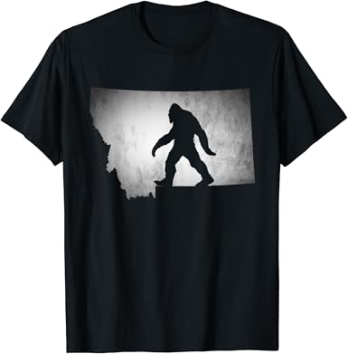 Amazoncom montana sasquatch bigfoot tshirt  clothing shoes  jewelry